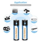 4 Pack 18650 Rechargeable Lithium Battery 3 7v Li-ion 2500mah Button Top Batt   