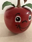 1972 Fisher Price Musical Happy Apple Chime Baby Toy Roly Poly -works Long Brown