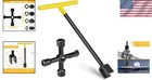 17   Main Water Meter Shut Off Tool With 4 Way Utility Key   