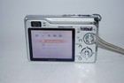 Sony Cybershot Dsc   w80 7 2mp Silver Digital Camera Tested Works     Used