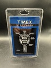 Timex Triathlon Stopwatch Water Resistant Alarm Chronograph Indiglo  1 100 Sec