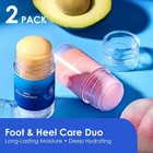 Aifufand Foot Balm Stick For Dry Feet  2 Pack  Blue   Pink