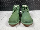 New Ugg Neumel Natural Leaf Green Men   s Lined Chukka Boots Lace Up Hemp Size 8