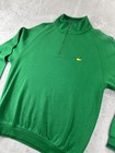 Masters Collection Green Pullover 1 4 Zip Sweatshirt Mens Medium Golf Augusta M