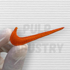 Swoosh 2 5  Embroidered Iron On Patch  Multiple Variations For Patch Free Ship