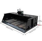 Vibration Topsoil Screening Bucket Attachment Fit Bobcat Skid Steer Loader