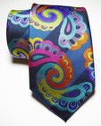 New Classic Paisley Multicolor Jacquard Woven Silk Men s Tie Necktie