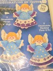 New Vintage Design Works Christmas Angel Ornament Kit Felt   Sequin 4    Sealed
