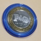 Limited Edition Silver Strike Carousel Bar Blue Cap Plaza Casino Las Vegas Rare