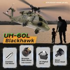       wltoys Xk K170 Brushless 4-ch Rc Helicopter uh-60l Blackhawk With Light  Rtf