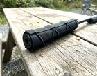 Stealth Alloy 9  Muzzle Brake 1 2 x28  Wz Black  Heat Cover