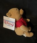 Vtg Pooh W Red Heart Sweater Disney Mini Bean Bag Plush 8  Winnie The Bear Nwt