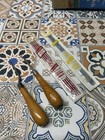 Vintage Wood Handled Latch Hook Rug Hooking Tools   Susan Bates Knitting Needles