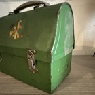 Thermos Green Metal Lunchbox   Thermos Set Pre-1970