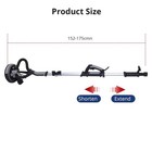 Electric Drywall Sander 900-1800rpm 7 Variable Speeds W  Extendable Handle   Led