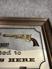 Vintage Mirror Sign    notice  Patrons Hang Guns Here     Bar Or Saloon Mirror
