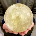 3 59lb Natural Yellow Crystal Ball Quartz Citrine Sphere Mineral Healing