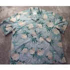Hawaiian Pineapple Print Button Shirt Men s Xxxl Cotton Aloha Beach Vacation