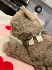 Vintage Dakin Cat Plush 1980s Realistic Tabby Kitten Stuffed Animal Brown Gray
