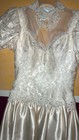 Vintage 1980s-90s Ivory Wedding Dress