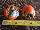 Vintage Japanese Persimmon Salt And Pepper Shakers