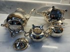 Vintage Oneida Silverplate Coffee tea Set With Creamer And Lidded Sugar Bowl
