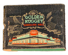 Vintage Golden Nugget Gambling Hall Matchbook Las Vegas Full Feature Unstruck