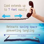 10 Pack Black 7 Foot Telephone Handset Cord Free Shipping Tuff Jacks