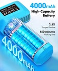Cordless Hot Glue Gun  4000mah Usb-c  Fast Heat  Auto-off  25 Sticks