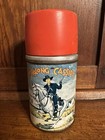 Rare  1954 Hopalong Cassidy Lunch Box   Thermos Set By Aladdin Industries  Hoppy