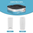 Jumbo Square Refills Disposal Bags Refill Compatible With Diaper Genie Compac   