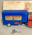 Antique Tri-ang Toy Truck Minic Mechanical Horse   Pantechnicon W  Key Wind-up