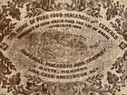 Early  1900s Antique Advertising Tray Imperial Macaroni Mfg Co Butte  Montana