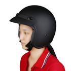 Matte Black S M L Xl Helmet   Visor Dot Adult Motorcycle Scooter 3 4 Open Face