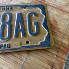 1991  Penna Pennsylvania Moped License Plate Tag 