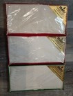 3- Vintage Men   s  3 Pack Cotton Polyester No Iron Handkerchiefs Nos  9 Total  