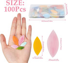 Buygoo 100pcs Mosaic Tiles  Mixed Color Mosaic Glass Pieces With Organizing Cont
