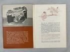 Contax Iiia Zeiss Ikon Camera Manual Original German Gebrauchsanleitung Booklet