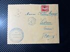 1925 French West Africa Military Cover Podor Senegal To Lesparre France