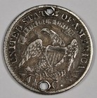 1833 Bust Half Dime   Xf-au   Double Holed   196570