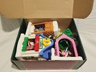 2003 Fisher Price Little People Christmas On Main Street Complete Set In Box
