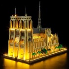 Led Light For Lego 21061 Architecture Notre Dame Cathedral Diy Decorative Lamp