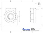 5 16-18 Stainless Steel Flange Nuts Serrated Base Lock Anti Vibration Qty 10