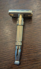 1958 D1 Gold Gillette Vintage Adjustable Toggle Safety Razor