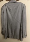 Versace Collection City Gray Silver Blk Textured Bamboo Blazer Sport Coat Sz 52