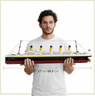 Titanic Model Kit - 2022 Pieces Large Cruise Ship Building
