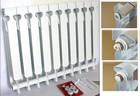 Bimetal Wall Mount 10 Panels Aluminum Water Radiator Heater Boiler Heating