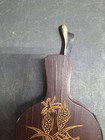 Fireplace Bellows Hand Carved Wood Vintage Brass  Taiwan