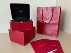 Red Cartier Watch Box Genuine Inside Black Color With Full Kit
