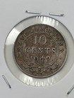 1942 Newfoundland 10 Cents - 92 5  Silver Coin Km  20
